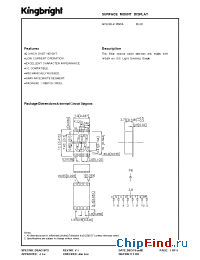 Datasheet APSC03-41PBWA manufacturer Kingbright