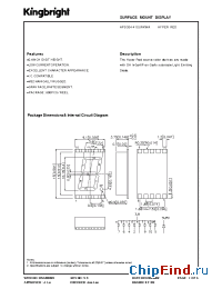 Datasheet APSC04-41SURKWA manufacturer Kingbright