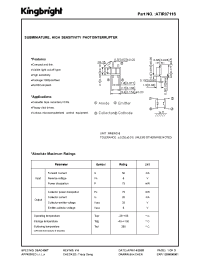 Datasheet ATIR0711S manufacturer Kingbright