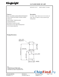 Datasheet BLF041SYC-12V-P manufacturer Kingbright