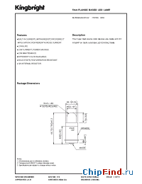 Datasheet BLF052SURC/E12V manufacturer Kingbright