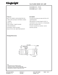 Datasheet BLFA054MWC-12V-P manufacturer Kingbright