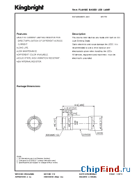 Datasheet BLFA054MWC-28V manufacturer Kingbright