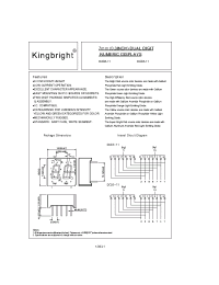 Datasheet DA03-11 manufacturer Kingbright
