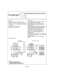 Datasheet KAA-3528EMBSGC manufacturer Kingbright