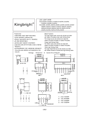 Datasheet KB-2300EW manufacturer Kingbright