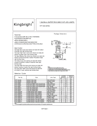 Datasheet KP-1608 manufacturer Kingbright