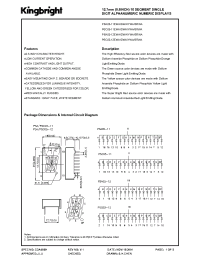 Datasheet PSA05-11SRWA manufacturer Kingbright