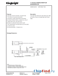Datasheet W53BR5.08/SRD manufacturer Kingbright