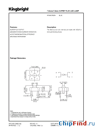 Datasheet W7676CPBC/H manufacturer Kingbright
