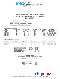 Datasheet SMV3022 manufacturer Knox