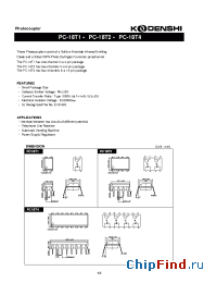 Datasheet PC-18T1 manufacturer Kodenshi