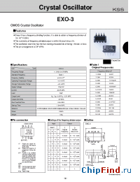 Datasheet EXO-3-18.432M manufacturer Kyocera Kinseki