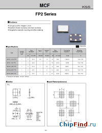 Datasheet MXF21.4-15A-FP2 manufacturer Kyocera Kinseki