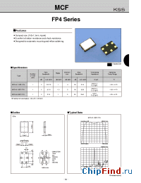 Datasheet MXF45-7.5BF-FP4 manufacturer Kyocera Kinseki