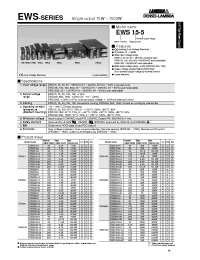Datasheet EWS100-12 manufacturer Densei-Lambda
