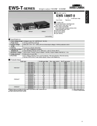 Datasheet EWS1500T-10 manufacturer Densei-Lambda