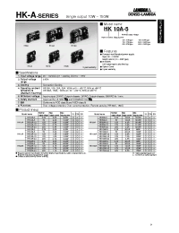 Datasheet HK100A-15 manufacturer Densei-Lambda