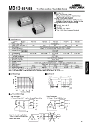 Datasheet MB1310 manufacturer Densei-Lambda
