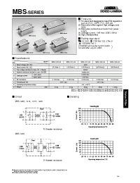 Datasheet MBS1205 manufacturer Densei-Lambda