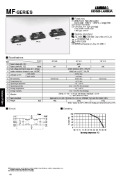 Datasheet MF1206 manufacturer Densei-Lambda