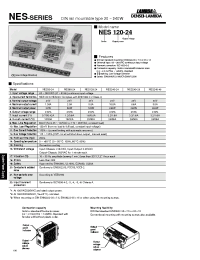 Datasheet NES240-24 manufacturer Densei-Lambda