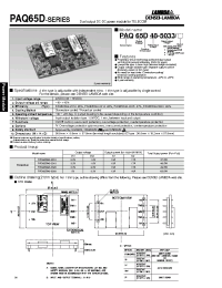 Datasheet PAQ65D48-3325 manufacturer Densei-Lambda