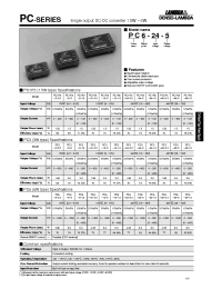 Datasheet PC1R5-12-3.3 manufacturer Densei-Lambda