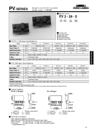 Datasheet PV3-5-5 manufacturer Densei-Lambda