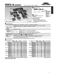 Datasheet RWS30A-48 manufacturer Densei-Lambda