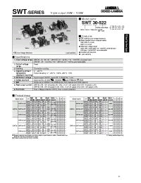 Datasheet SWT30-525 manufacturer Densei-Lambda