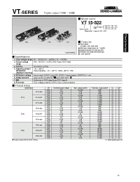 Datasheet VT15 manufacturer Densei-Lambda