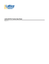 Datasheet LFEC10E-3F484I manufacturer Lattice
