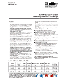 Datasheet OR3T1256BA352-DB manufacturer Lattice