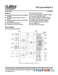 Datasheet PCI-MT64-E2-N3 manufacturer Lattice