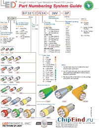 Datasheet BF200CO3K-36V-P manufacturer LEDtronics