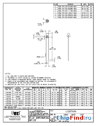 Datasheet L120TR5N manufacturer LEDtronics