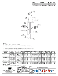 Datasheet L120TWRG4B-3C manufacturer LEDtronics