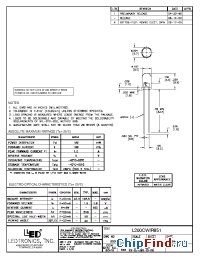 Datasheet L200CWIR851 manufacturer LEDtronics