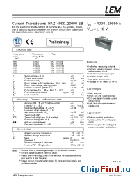 Datasheet HAZ10000-SB manufacturer LEM