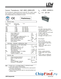 Datasheet HAZ10000-SRI manufacturer LEM