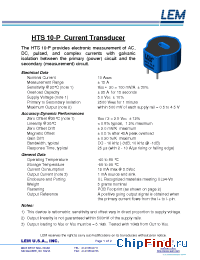Datasheet HTS10-P manufacturer LEM
