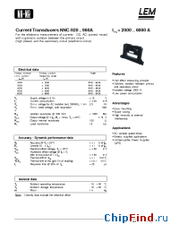 Datasheet NNC-930A manufacturer LEM