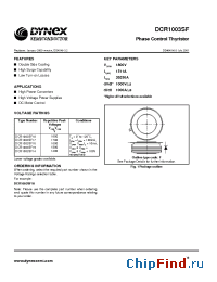 Datasheet DCR1003SF17 manufacturer Linear IS
