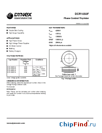 Datasheet DCR1050F40 manufacturer Linear IS
