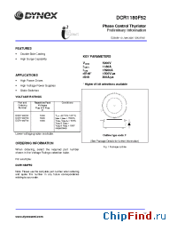 Datasheet DCR1180F52 manufacturer Linear IS