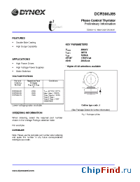 Datasheet DCR390J85 manufacturer Linear IS