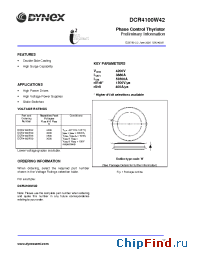 Datasheet DCR4100W42 manufacturer Linear IS