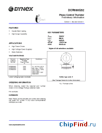 Datasheet DCR690G52 manufacturer Linear IS