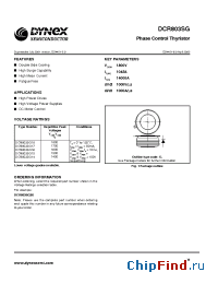 Datasheet DCR803SG26 manufacturer Linear IS